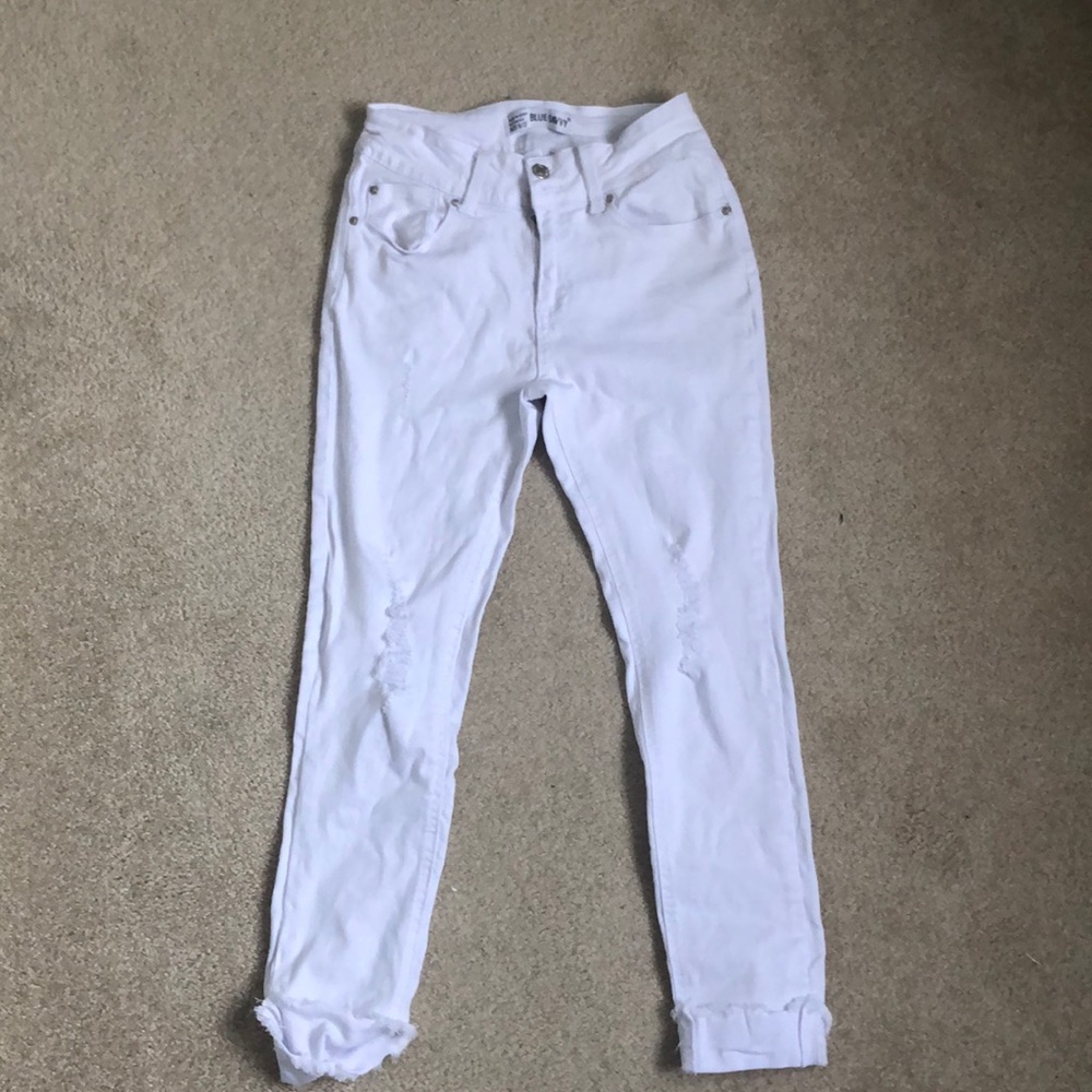 White Blue Savvy Jeans